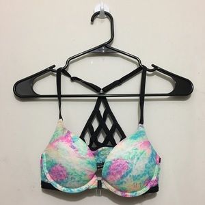 Leopard Watercolor Racerback Bra